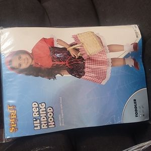 Little red riding hood costume 3T